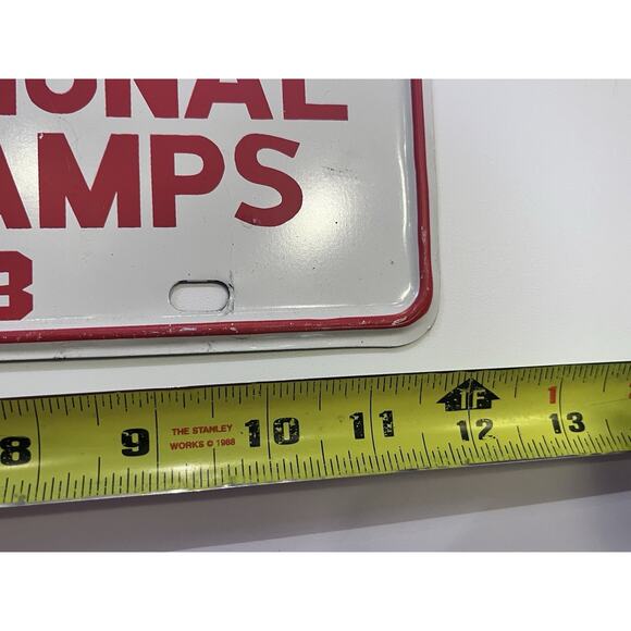 Vintage NOS Alabama National Champs License Plate 1978 University Of Alabama - Picture 9 of 10